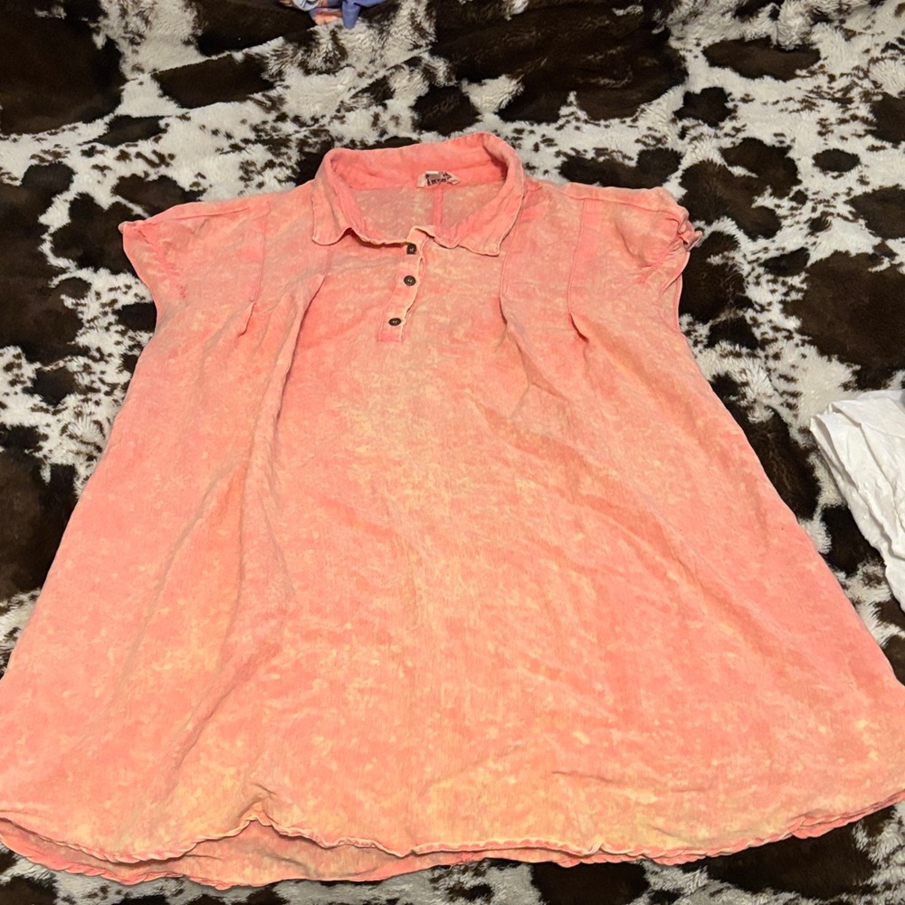 Umgee Coral Midi Dress